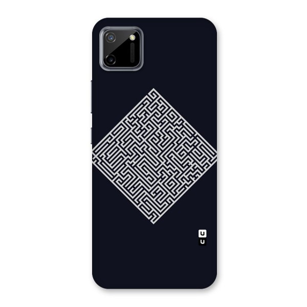 Minimal Maze Pattern Back Case for Realme C11