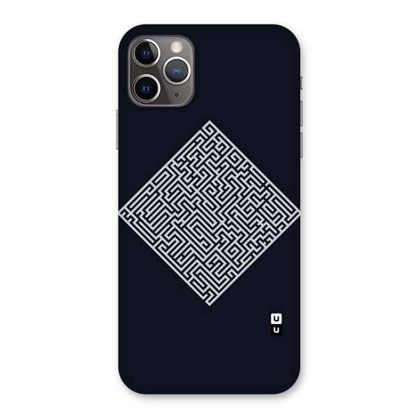 Minimal Maze Pattern Back Case for iPhone 11 Pro Max