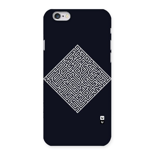 Minimal Maze Pattern Back Case for iPhone 6 6S