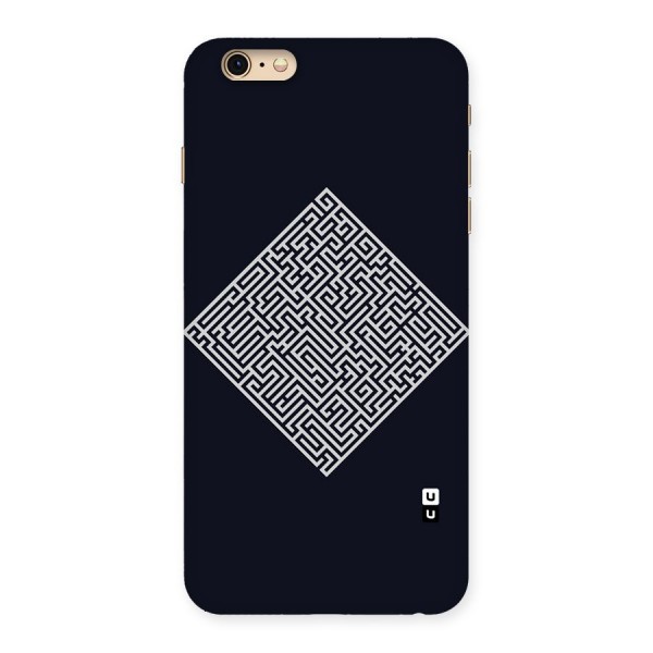 Minimal Maze Pattern Back Case for iPhone 6 Plus 6S Plus