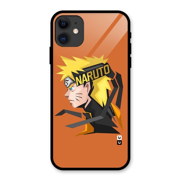 Minimal Naruto Artwork Glass Back Case for iPhone 11