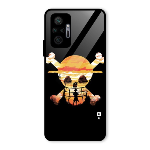 Minimal One Piece Glass Back Case for Redmi Note 10 Pro Max