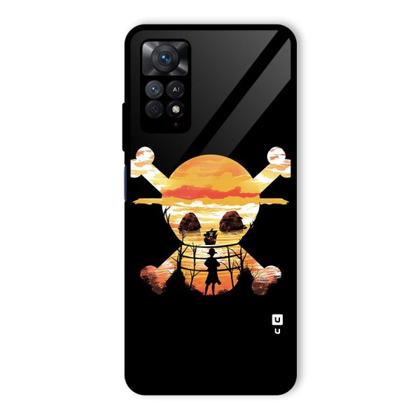 Minimal One Piece Glass Back Case for Redmi Note 11 Pro Plus 5G