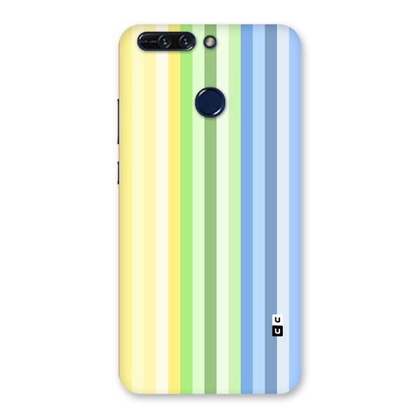 Minimal Pastel Shades Stripes Back Case for Honor 8 Pro