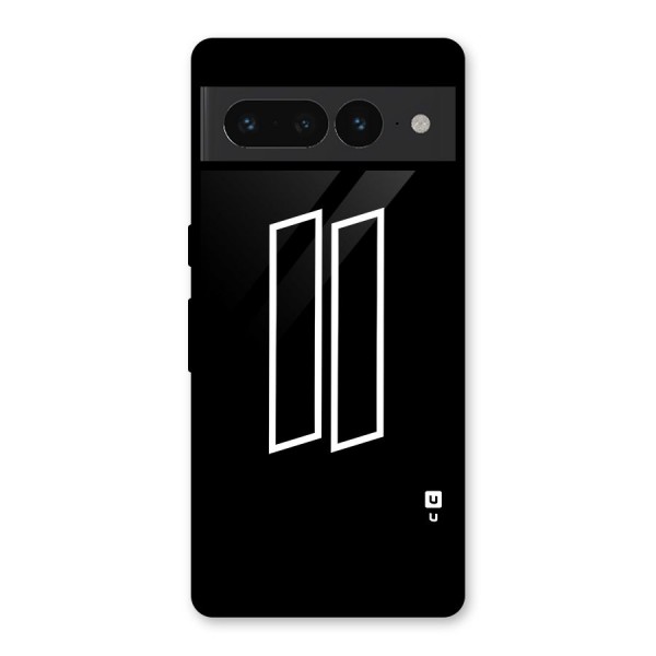 Minimal Slant Rectangles Glass Back Case for Google Pixel 7 Pro