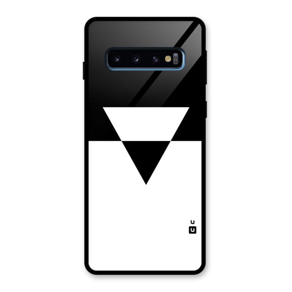 Minimal Triangle Glass Back Case for Galaxy S10