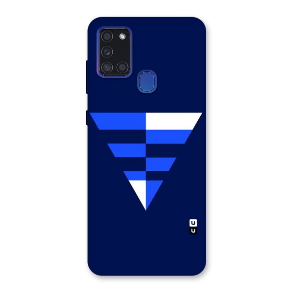 Minimalistic Abstract Inverted Triangle Back Case for Galaxy A21s