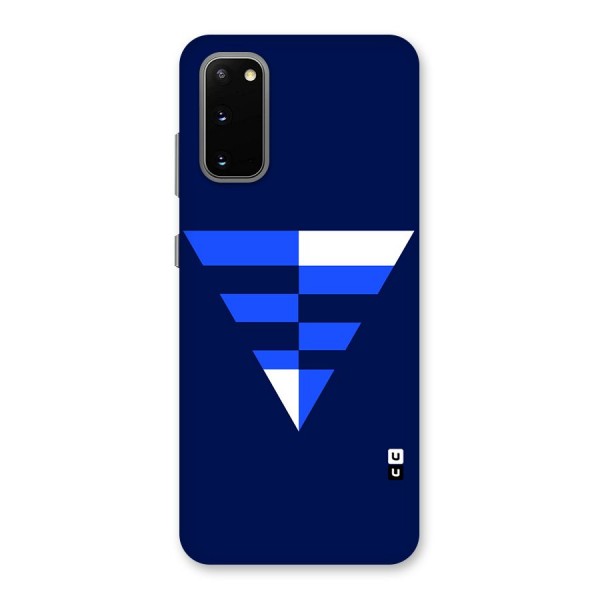 Minimalistic Abstract Inverted Triangle Back Case for Galaxy S20
