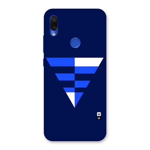 Minimalistic Abstract Inverted Triangle Back Case for Redmi Note 7S