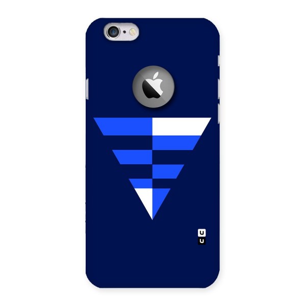 Minimalistic Abstract Inverted Triangle Back Case for iPhone 6 Logo Cut