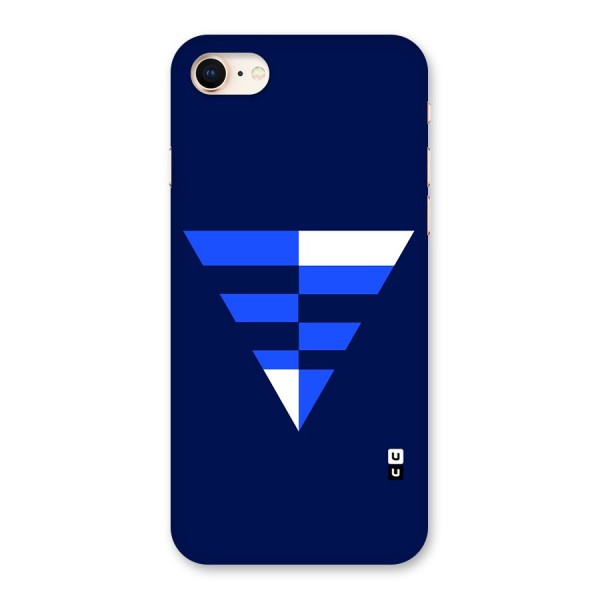 Minimalistic Abstract Inverted Triangle Back Case for iPhone 8