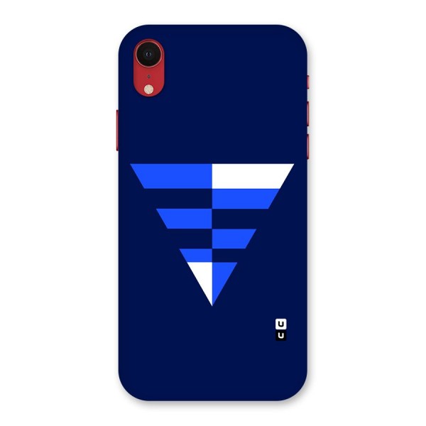 Minimalistic Abstract Inverted Triangle Back Case for iPhone XR