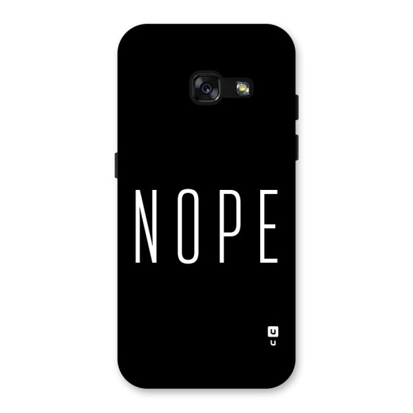 Minimalistic Nope Back Case for Galaxy A3 (2017)