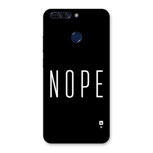 Minimalistic Nope Back Case for Honor 8 Pro