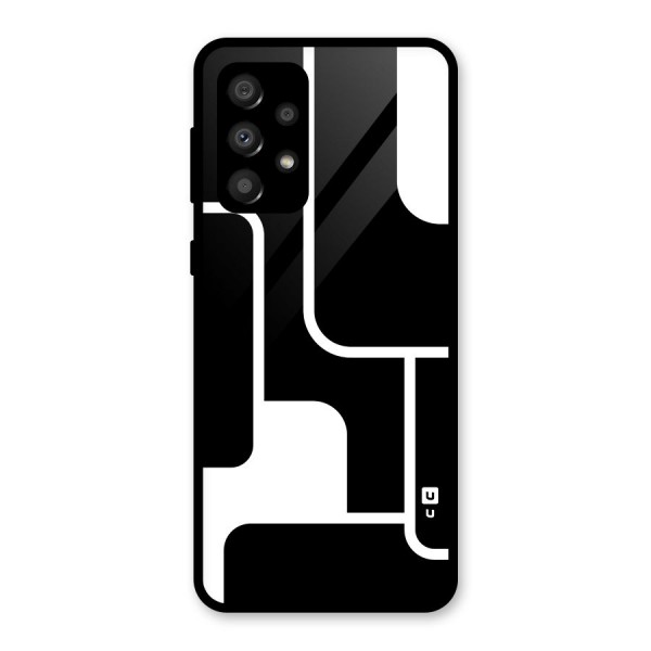 Minimalistic Shapes Glass Back Case for Galaxy A32