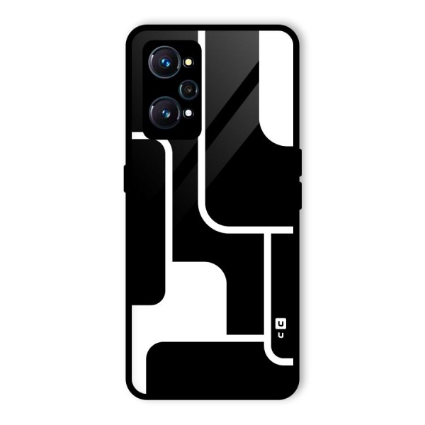 Minimalistic Shapes Glass Back Case for Realme GT Neo2