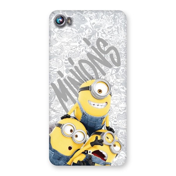 Minions Typo Back Case for Canvas Fire 4 (A107)
