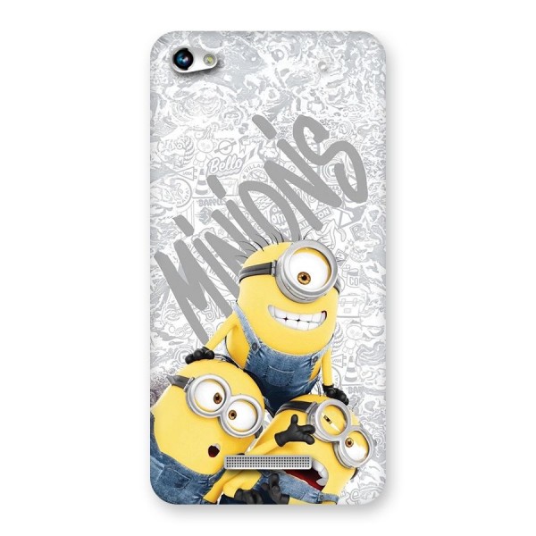Minions Typo Back Case for Canvas Hue 2 A316