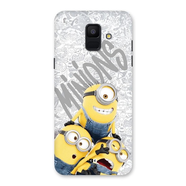 Minions Typo Back Case for Galaxy A6 (2018)