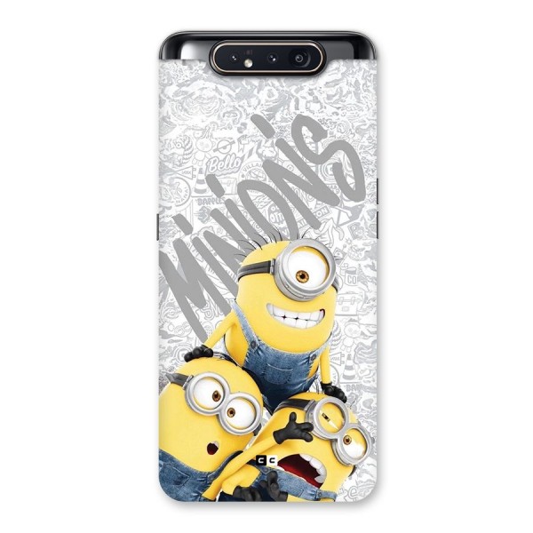 Minions Typo Back Case for Galaxy A80
