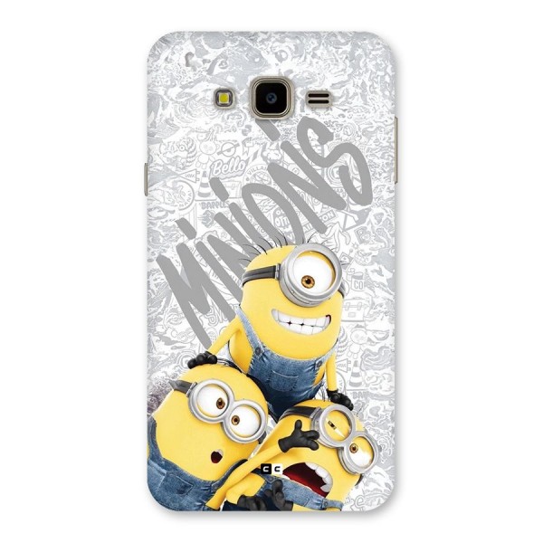 Minions Typo Back Case for Galaxy J7 Nxt