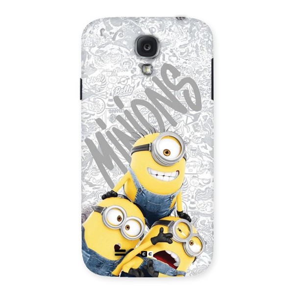 Minions Typo Back Case for Galaxy S4