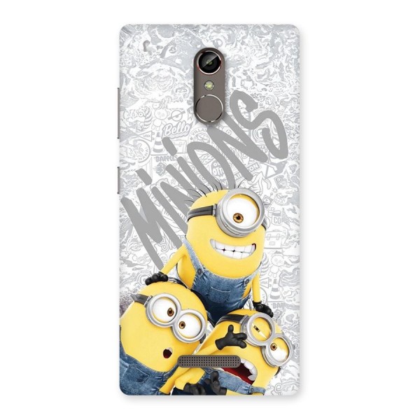 Minions Typo Back Case for Gionee S6s