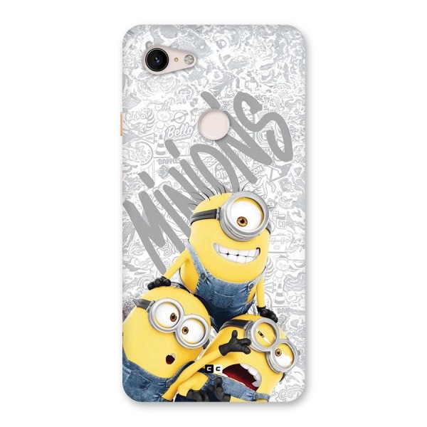 Minions Typo Back Case for Google Pixel 3 XL