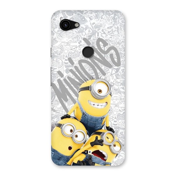 Minions Typo Back Case for Google Pixel 3a XL