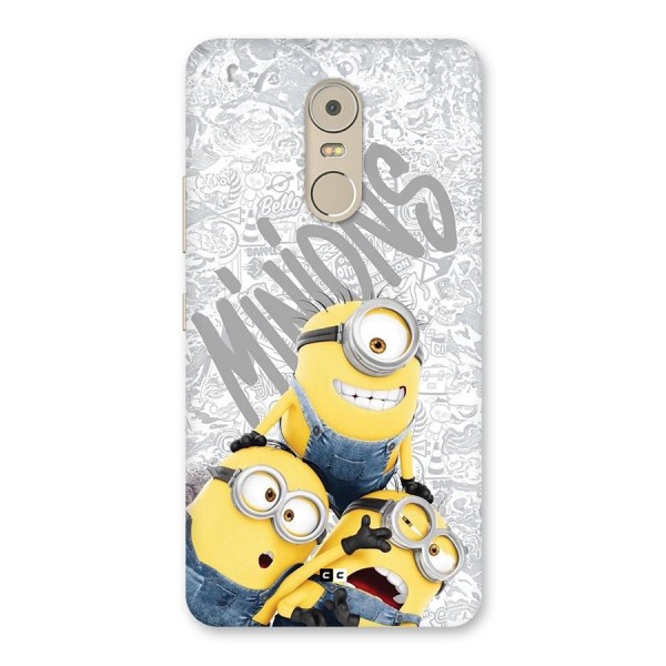 Minions Typo Back Case for Lenovo K6 Note