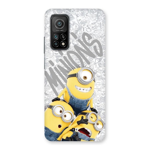 Minions Typo Back Case for Mi 10T 5G
