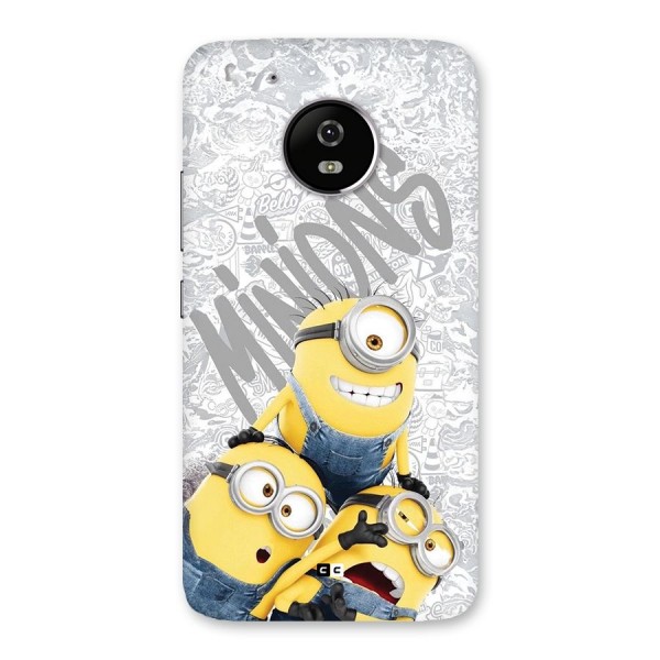 Minions Typo Back Case for Moto G5