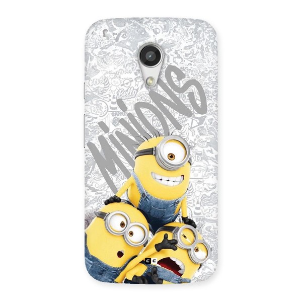 Minions Typo Back Case for Moto G 2nd Gen