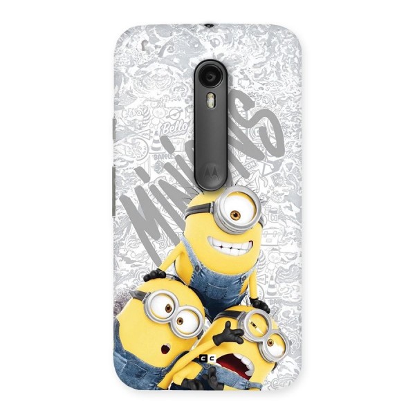 Minions Typo Back Case for Moto G Turbo