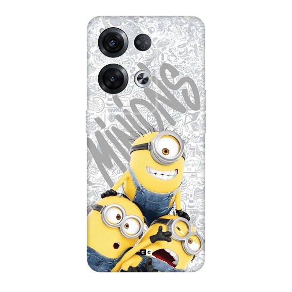 Minions Typo Back Case for Oppo Reno8 Pro 5G