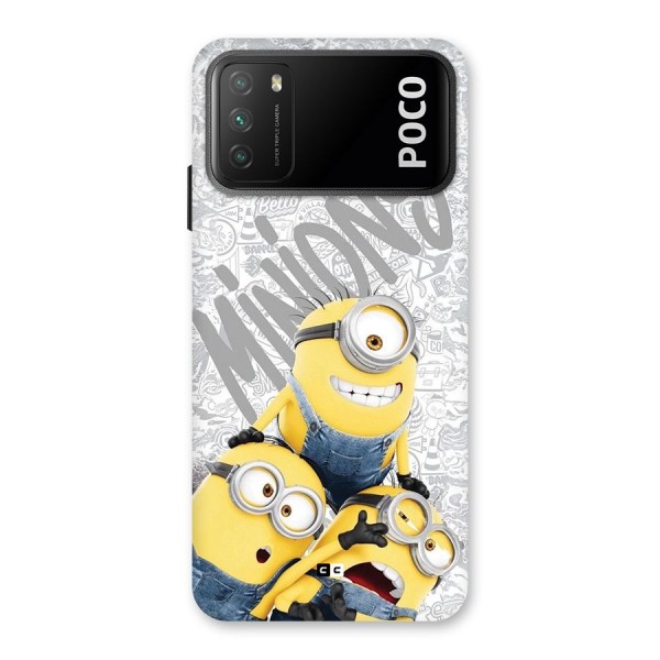 Minions Typo Back Case for Poco M3