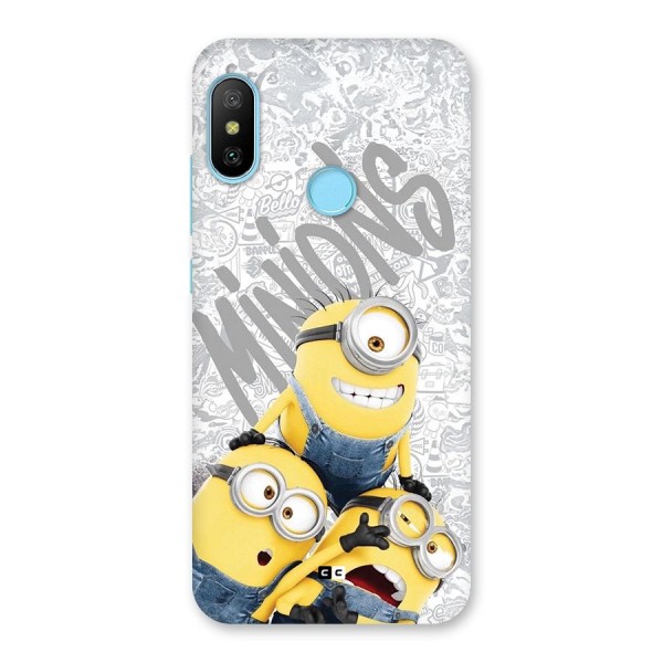 Minions Typo Back Case for Redmi 6 Pro