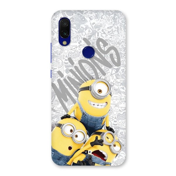 Minions Typo Back Case for Redmi 7