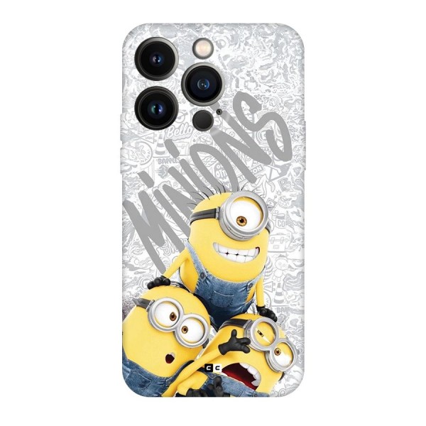 Minions Typo Back Case for iPhone 14 Pro