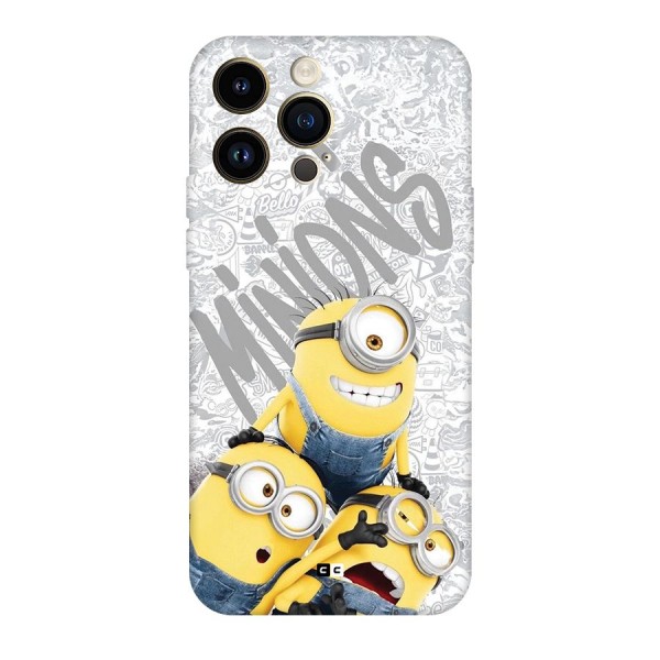 Minions Typo Back Case for iPhone 14 Pro Max
