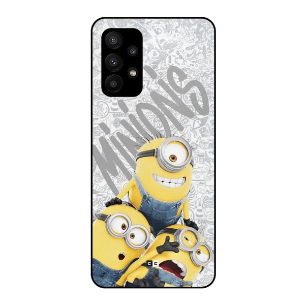 Minions Typo Metal Back Case for Galaxy A23