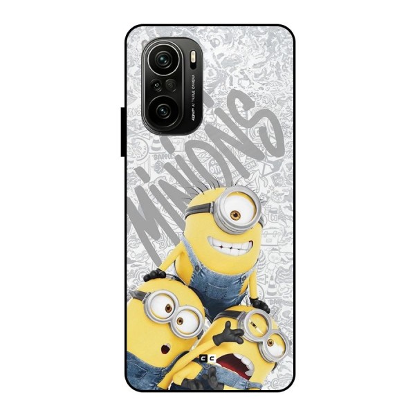 Minions Typo Metal Back Case for Mi 11X Pro