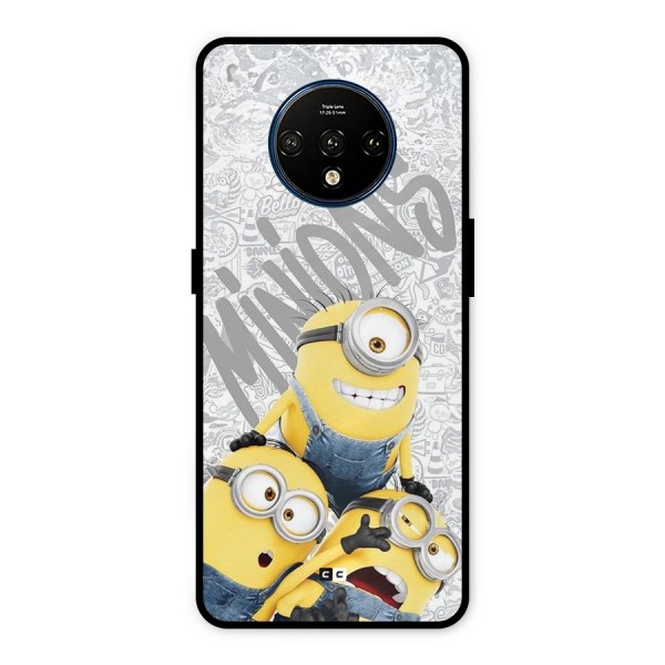 Minions Typo Metal Back Case for OnePlus 7T