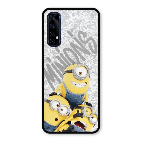 Minions Typo Metal Back Case for Realme 7