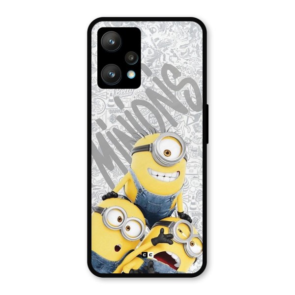 Minions Typo Metal Back Case for Realme 9 Pro Plus 5G