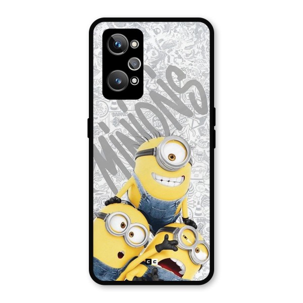 Minions Typo Metal Back Case for Realme GT 2