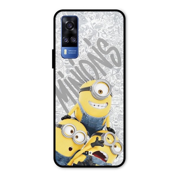Minions Typo Metal Back Case for Vivo Y51A