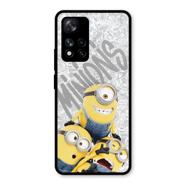 Minions Typo Metal Back Case for Xiaomi 11i Hypercharge 5G
