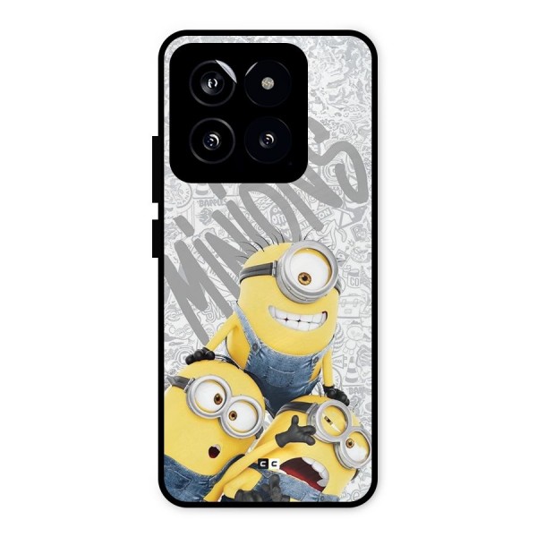 Minions Typo Metal Back Case for Xiaomi 14