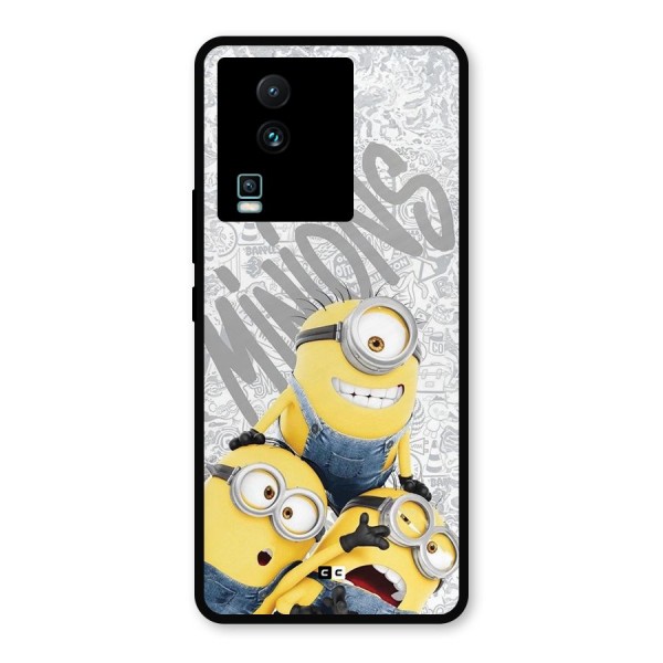 Minions Typo Metal Back Case for iQOO Neo 7